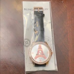 New EIFFEL TOWER WATCH, stainless steel